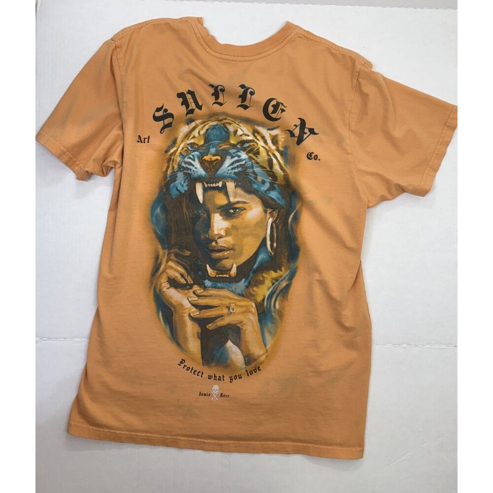 Sullen Art Collective Jades Short Sleeve T Shirt Tangerine Size Medium Men’s - Picture 4 of 10